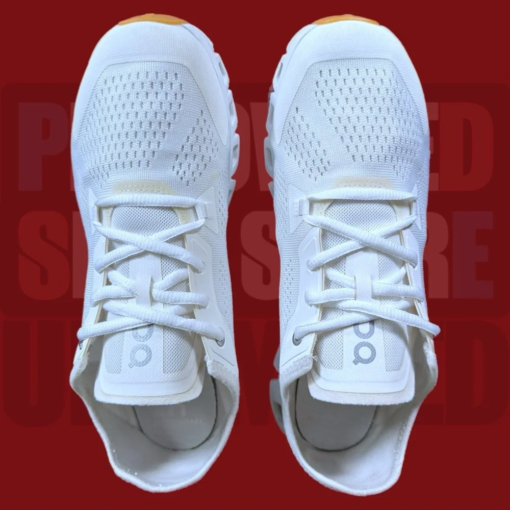 On Running Men's White Sneakers - Picture 2 of 6